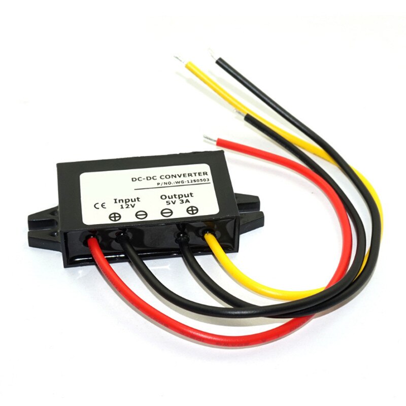 12V Naar 5 V 3A 15W Dc Dc Converter Step Down 12Volt Tot 5 Volt Buck Regulator transformator