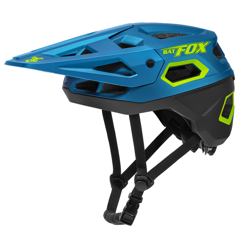 BATFOX 3/4 casco MTB todoterreno bicicleta ciclismo deportes carreras cuesta abajo casco de seguridad casco para hombres casco de ciclismo: l / Caqui oscuro