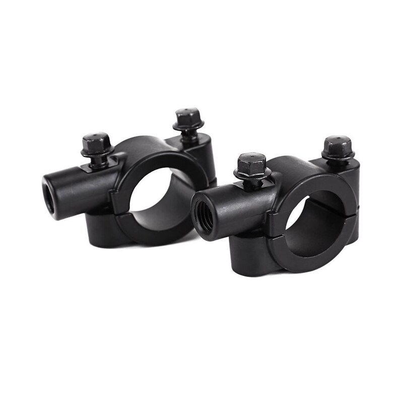 Paar Adapter Beugel Set Achteruitkijkspiegels 10Mm Schroeven Op Stuur Motorfietsen En Scooters: Default Title