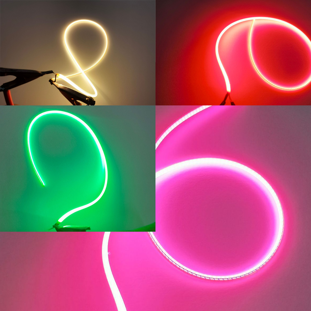 LED Filament Flexible DC3V 25 80 110 128 190 300mm bricolage Edison ampoule pièces de lampe positif négatif même fin bricolage décor lampe