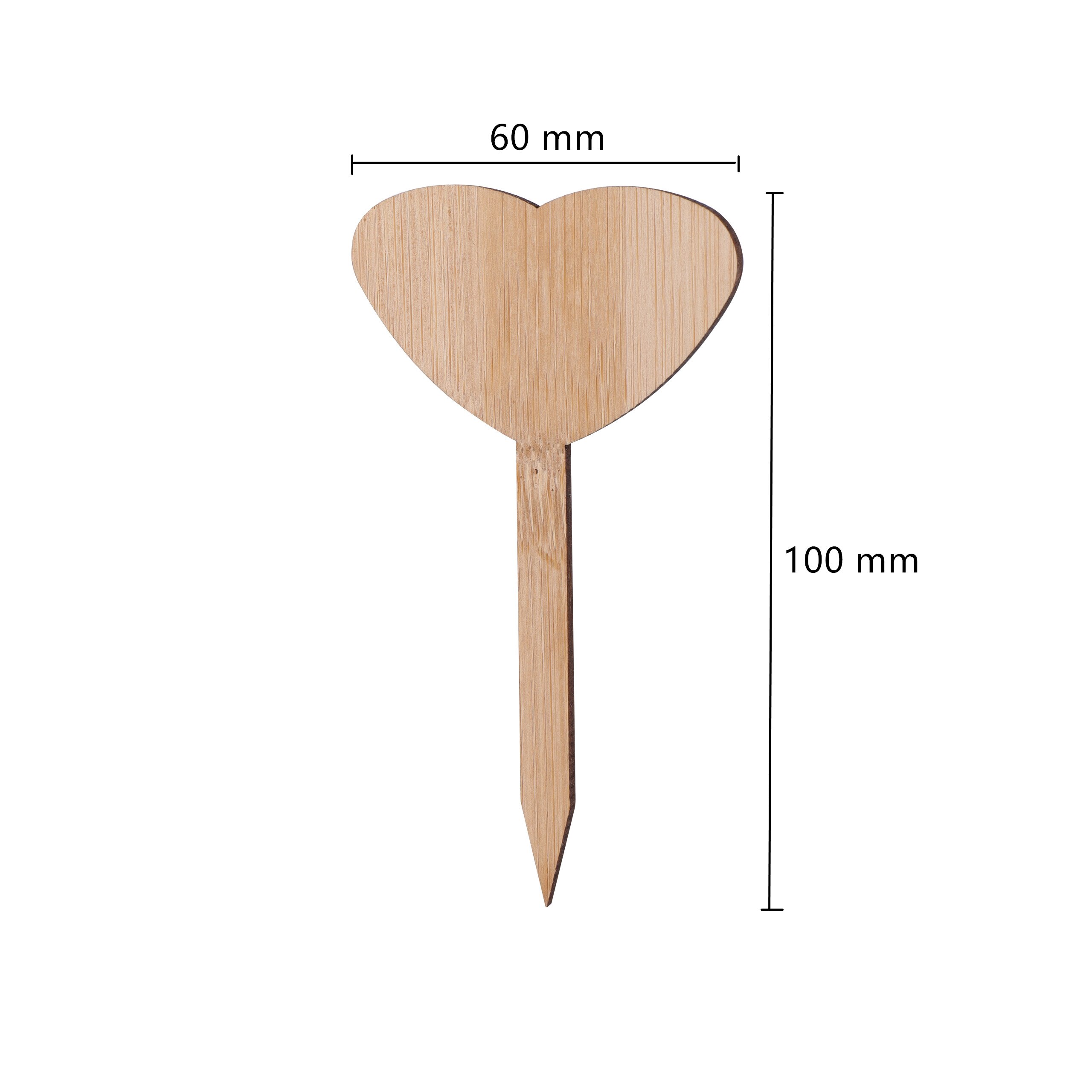 5 Pcs Bamboo Plant Marking Label Potted Plants Nurseries Succulents Flowers Vegetables Seedling Markers Gardening Marking Card: WHITE