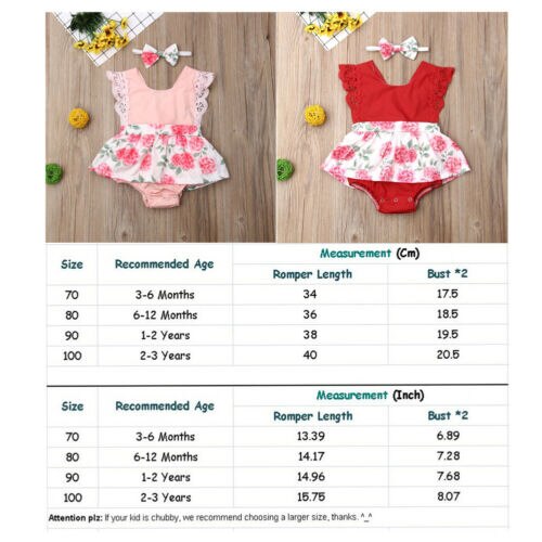 2 stuks babymeisjes bodysuit casual bloemenprint jumpsuit overall kinderkleding zomer bodysuit + hoofdband katoenen meisjes playsuit zonnepak