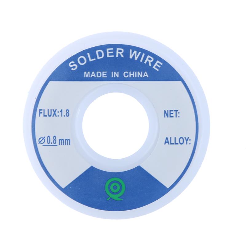 0.8mm sans plomb étain argent fil de soudure sans plomb 3% argent haut-parleur soudure fil bricolage matériel soudure fil de roulement ligne de câble