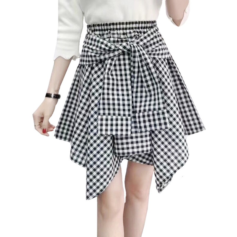 Dam Kort Kjol Patchwork Polyester Normal Passform main image 1