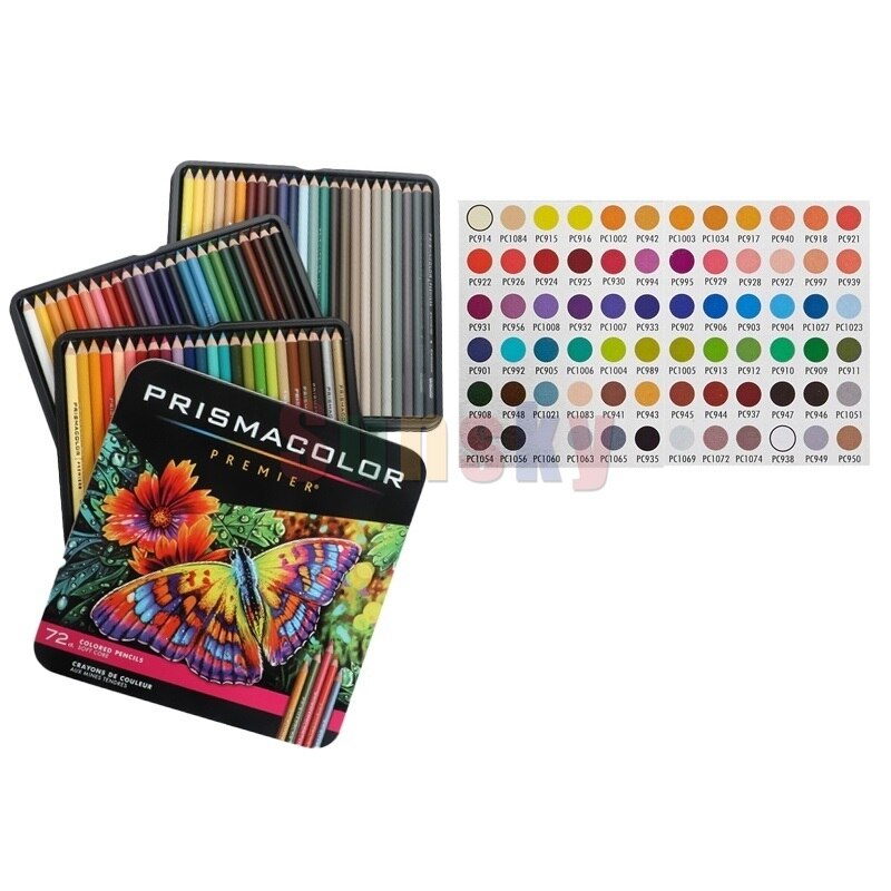 48 132 150 prismacolor premier Colouring Pencils art Color Pencils Set For Sketching Assorted Colours Pack Of 72 150 rich color