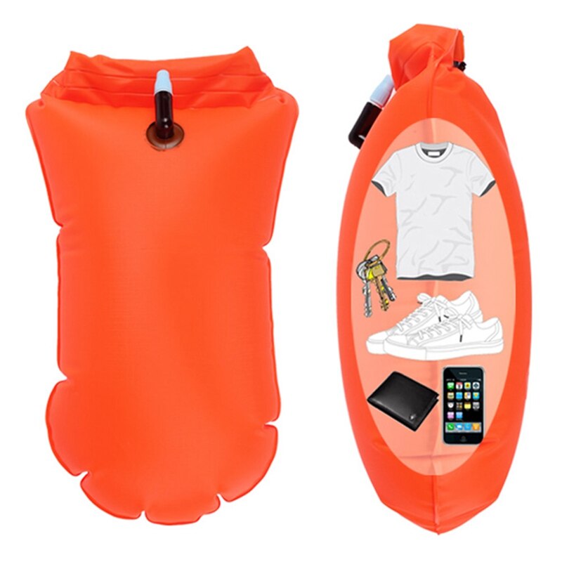 Pvc Zwemmen Boei Veiligheid Float Zak Lucht Drogen Towing Float Pool Opblaasbare Float Bag