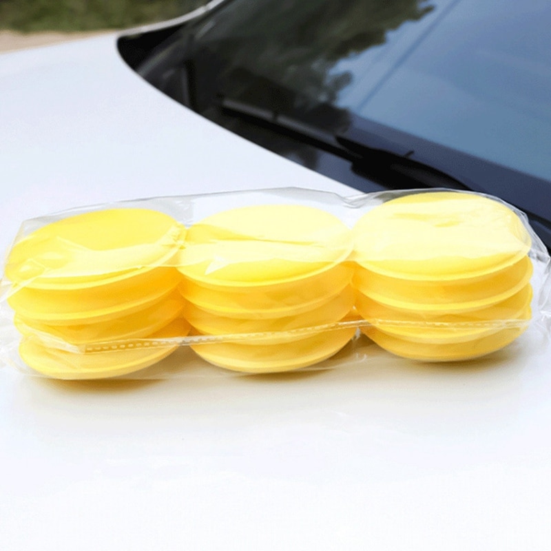 12 Stks/set Auto Polijsten Waxen Foam Sponge Applicator Pads Auto Window Body Paint Oppervlak Care Cleaning Pad Auto Accessoires: Default Title