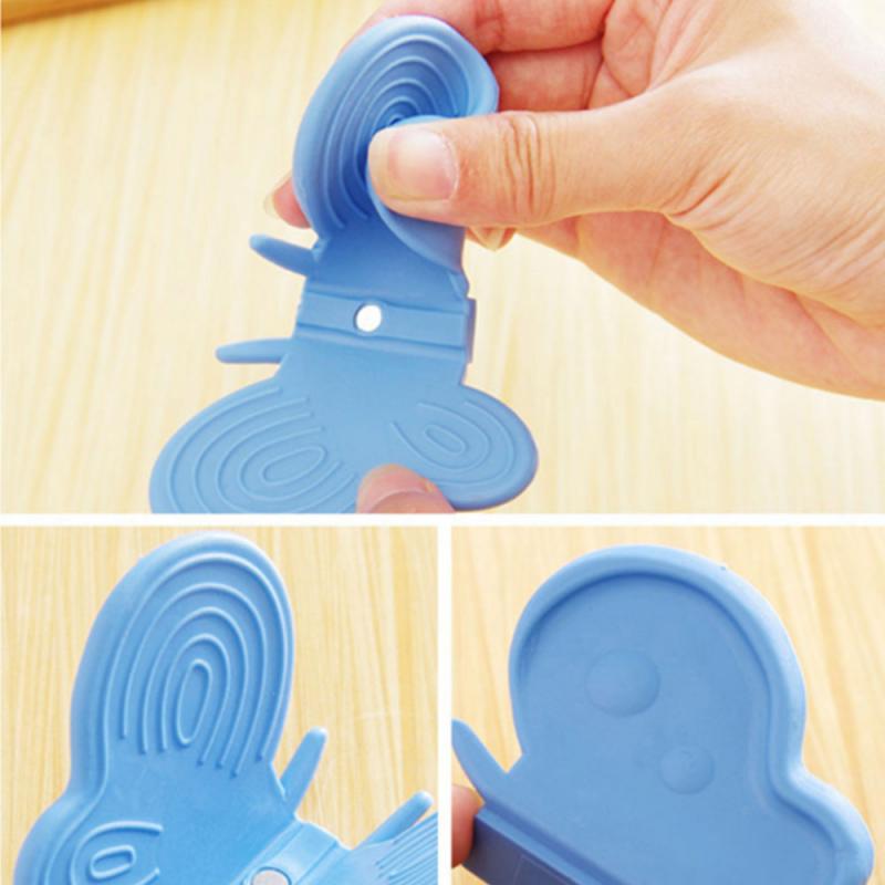 Butterfly kitchen silicone insulation against plate clip With magnet taken oven thickened hands take bowl TXTB1