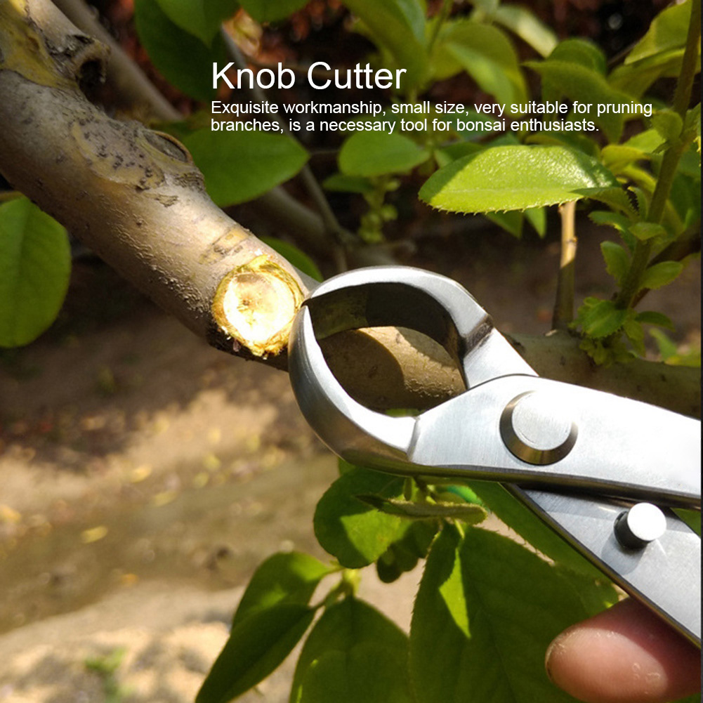 Gartens chere 180mm Edelstahl Knopf Cutter Kugel Scher schere Landschaft Modellierung Garten Bonsai Werkzeuge