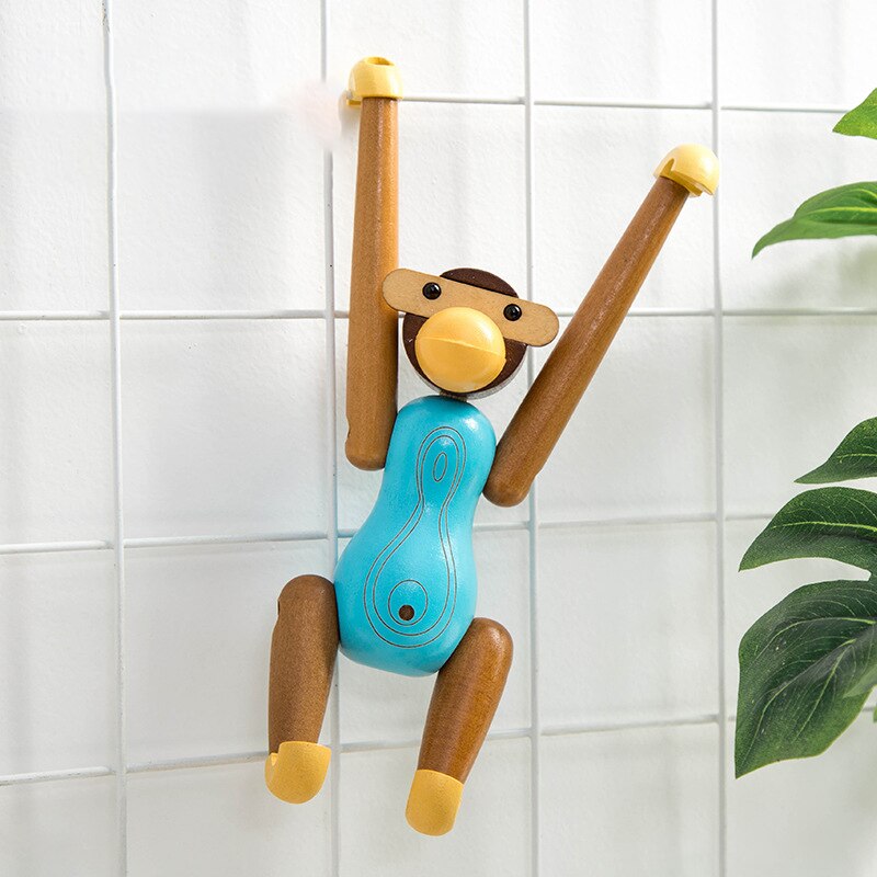 Nordic Aap Ornamenten Muur Planken Hanger Thuis Creatief Decoratie Ambachten: F