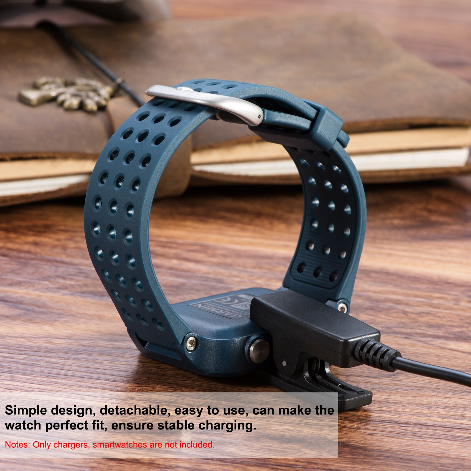 USB Dock Charger Adapter Data Cord Charging Cable for Garmin Forerunner 235 230 630 645 735XT S20 S60 Vivomove HR Smart Watch