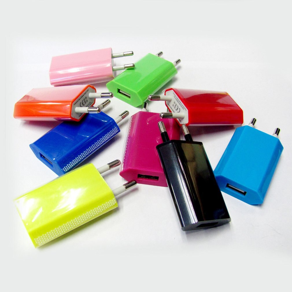 Eu/Us Plug Usb Charger 5V 500Mah Ac Wall Usb Home Reizen Power Adapter Voor Apple Voor iphone Voor Android Telefoon Oplader