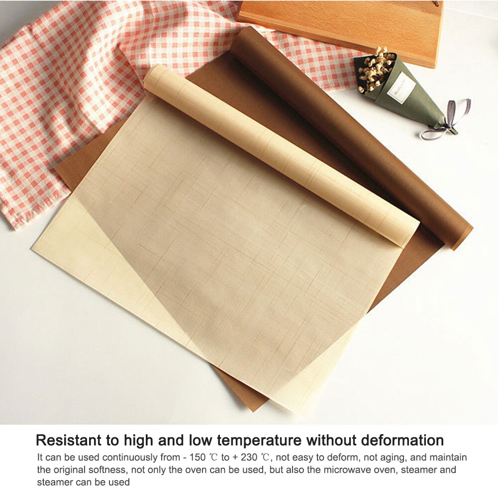 Bakken Mat Herbruikbare Vel Non Stick Oven Gereedschap Hittebestendige Olie Proof Papier Voor Huishoudelijke Keuken Handige Deel