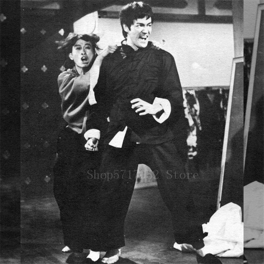 3Pcs Chinese Traditionele Tang Pak Set Mannen Yip Man Bruce Lee Kung Fu Praktijk Uniform Zwart Linnen Shirt Broek tai Chi Outfits