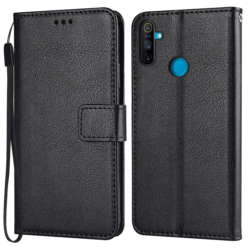 kippen Brieftasche PU Leder fallen Für Realme Narzo 20A RMX2050 Funda Stehen Geschäft Telefon Halfter Streifen Schützen Abdeckung