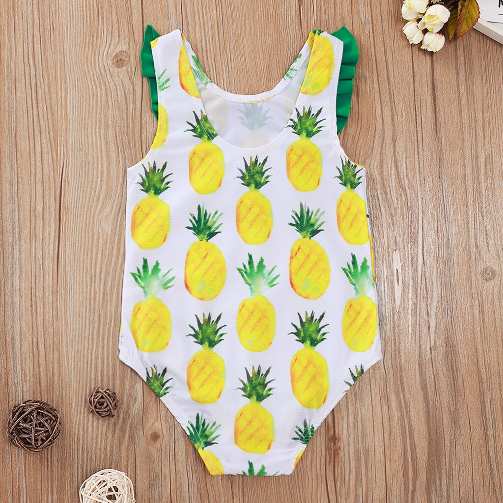 Toddler Kids Swimsuit Baby Girls Pineapple Print F... Grandado