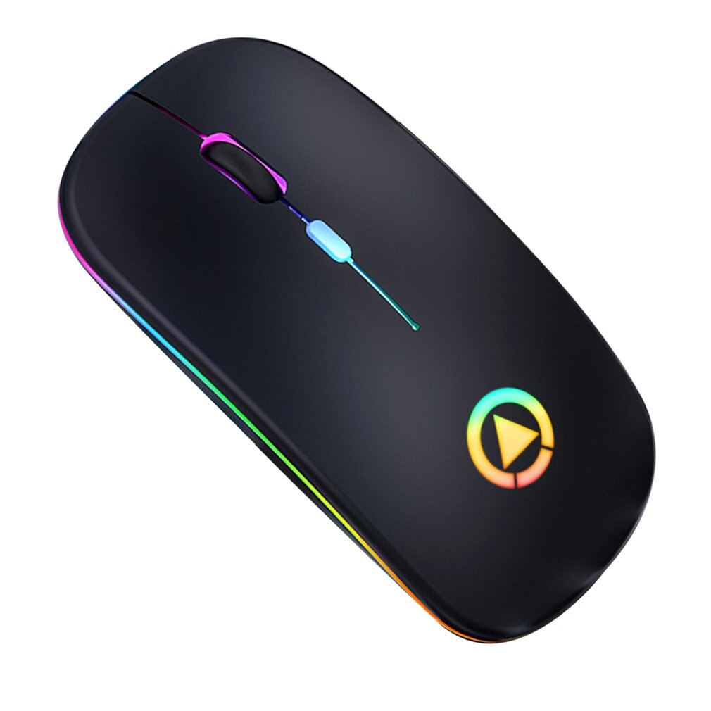 Backlit Mosue Silent Mute Rechargeable Wireless Mouse Computer Accessories for Home Office Games