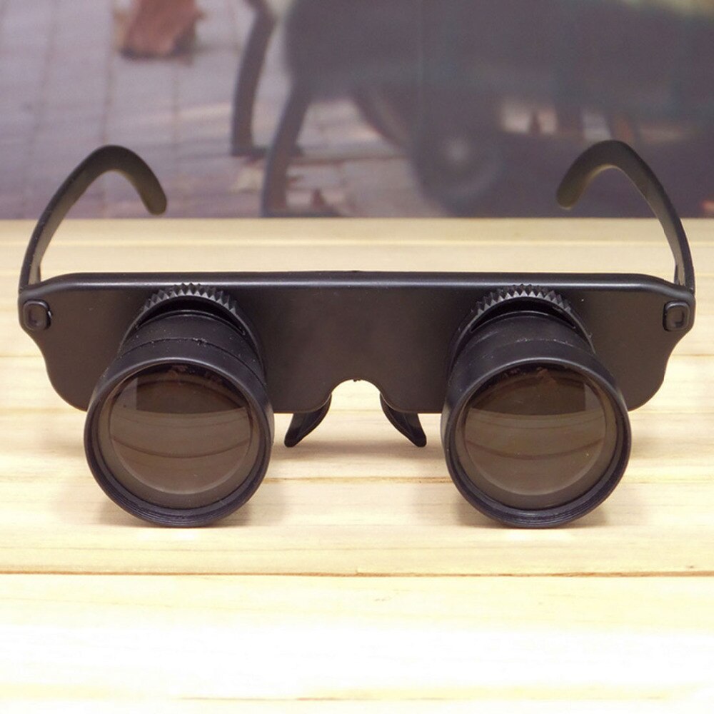 3X Vergrootglas 28 Mm Vergrootglas Voor Outdoor Vissen Optics Verrekijker Telescoop Bril Stijl Zwart