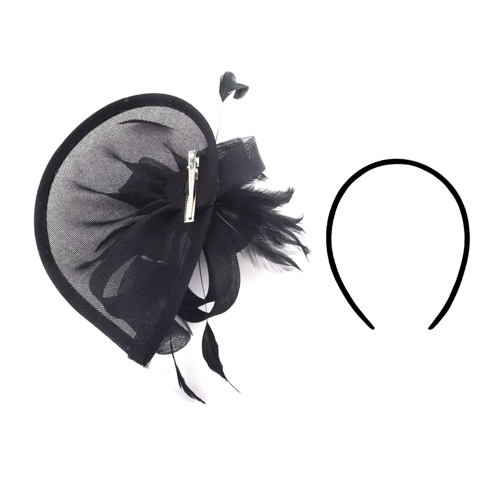 Charmante Fascinators Veer Bruiloft Mesh Hoed Bloem Bruid Cocktail Tea Party Hoofddeksels Vrouwen Hoed Hoofdband Haaraccessoire