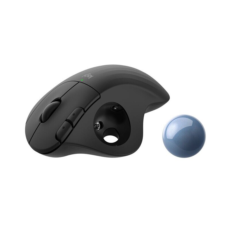 Logitech ERGO M575 Wireless Trackball Bluetooth Mouse with Precision Scroll Wheel ERGO Setup Onboarding Unifying USB Receiver