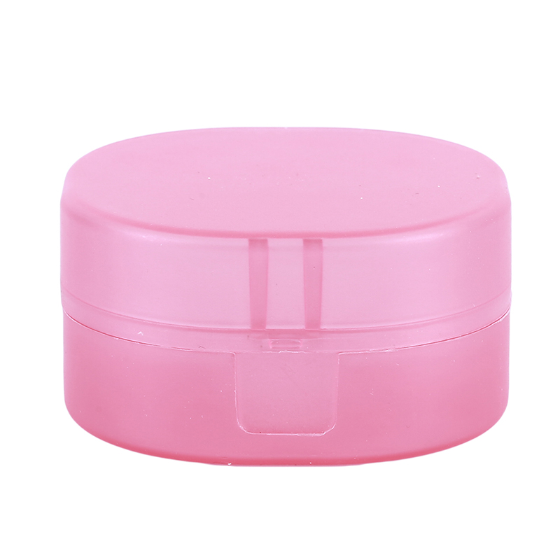 caja de jabón redonda de plástico transparente, soporte de esponja para jabón, Set de accesorios de baño para el hogar, edición de jabón, caja de jabón de: red