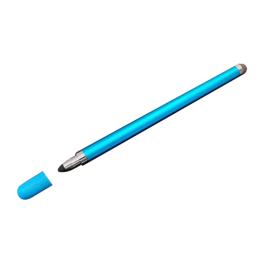Universele Dual-Head Anti-Vingerafdruk Soft Tip Capacitieve Touchscreen Stylus Pen Voor Touchscreen Smartphones En Tabletten