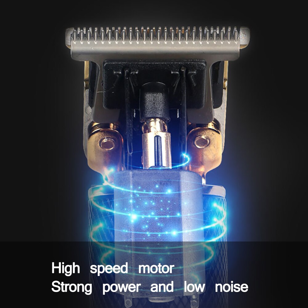 T-Shaped Blade Trimmers Retro hair Cordless Hair Clipper Rechargeable Retro Oil Head Carving Electric Clipper