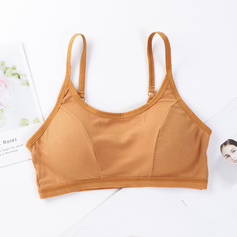 Cotton Sport Bra Underwear Women Solid Fitness Lingerie Streetwear Bralette Tube Top Seamless Yoga Crop Top Vest for Female