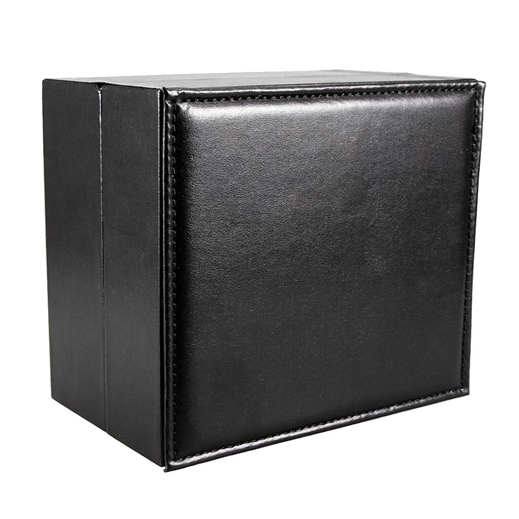 Watch Case Faux Leather Single Slot Collection Jewelry Bracelet Storage Box