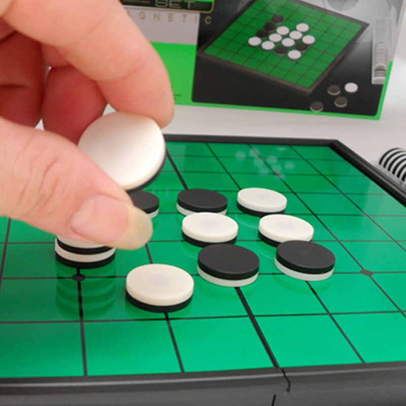 Magnétique Portable pliant Reversi Othello conseil d'échecs Standard éducatif maison Parent-enfants famille jeu