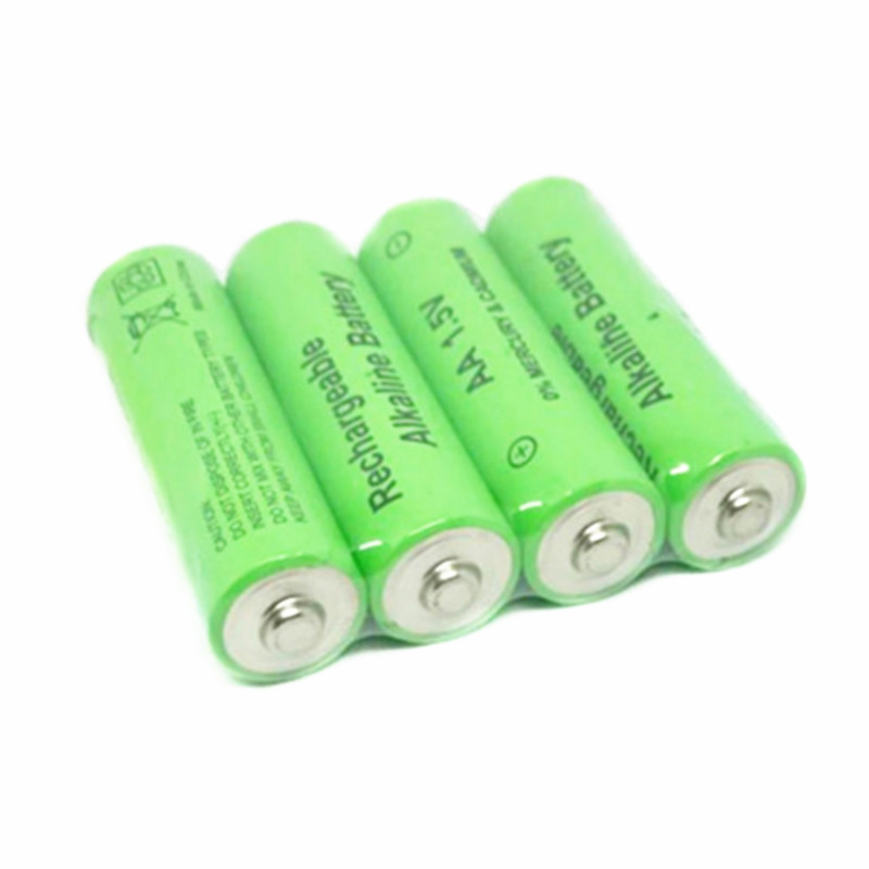 4 stuks/partij merk aa oplaadbare batterij 3000 mah 1.5v alkaline oplaadbare batterijen voor led-speelgoed  mp3