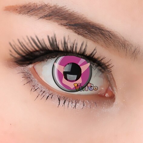 Lentes de contacto amarillas para Halloween, lentes de animación con personajes de dibujos animados japoneses populares, CL207 SENNIN: CL196