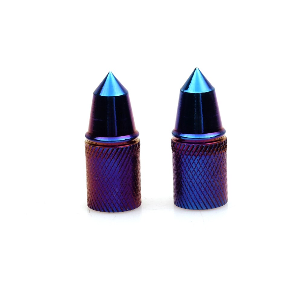 2PCs Durable Aluminum Alloy Motorcycle Valve Cap Dust Cover Wheel Tire Rim Valve Rod Cap Replacement: 005