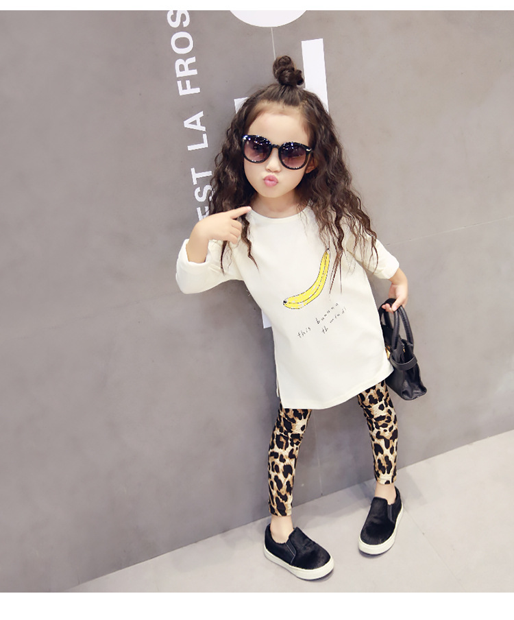 Meisjes Leggings Skinny Broek Luipaard Print Broek Kids Leggings voor Meisjes Kinderen Meisje 2 tot 8 jaar leuke lente herfst leggings