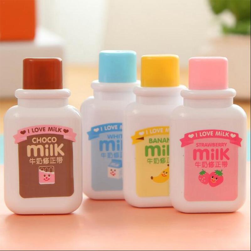 Cute Cartoon Correction Tape Milk Bottle Style for Student and Officer Office School Supplies Stationery Correction Tape