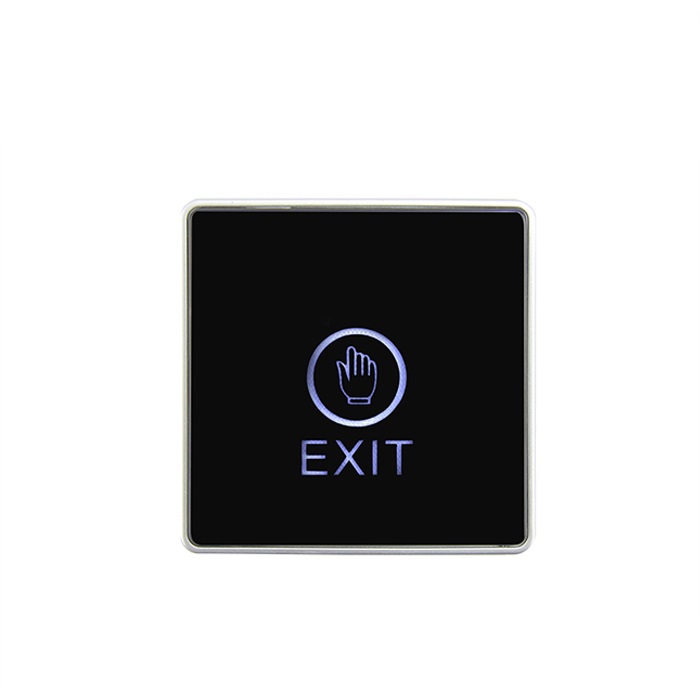 Touch Exit Button Backlight LED Surface Mount Door Release Exit Switch Button for Access Control System