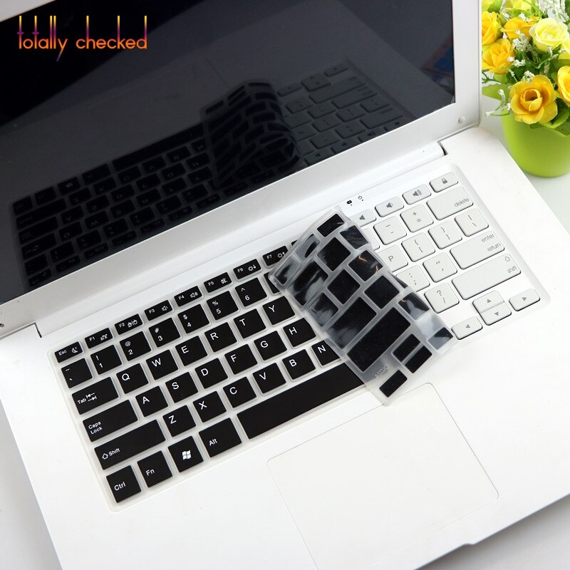 For THOMSON NEO 14 14.1 inch laptop Notebook Silicone Keyboard Cover Protector Skin: black