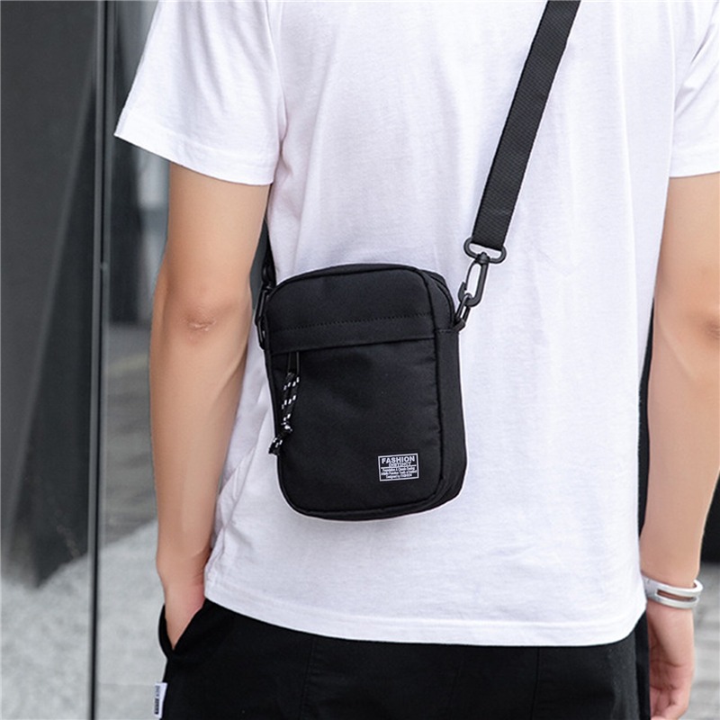 Neue Oxford praktisch tasche Herren Umhängetaschen hängen Hals Geldbörse vertikale Handtaschen alle-Spiel Mini kleine Umhängetasche