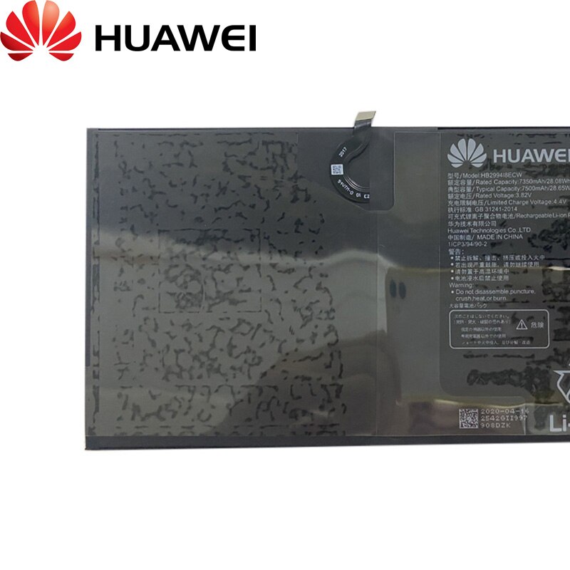 Huawei Original MediaPad M5 M 5 CMR-W19 CMR-AL09 BAH2-L09 7500mAh HB299418ECW Tablet battery