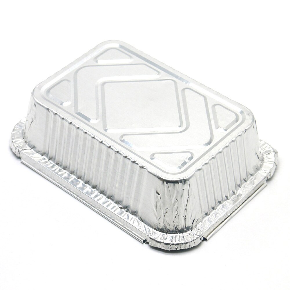 50 Pcs Disposable BBQ Drip Pans Aluminum Foil Grease Drip Pans Recyclable Grill Catch Tray For Outdoor Party Supplies