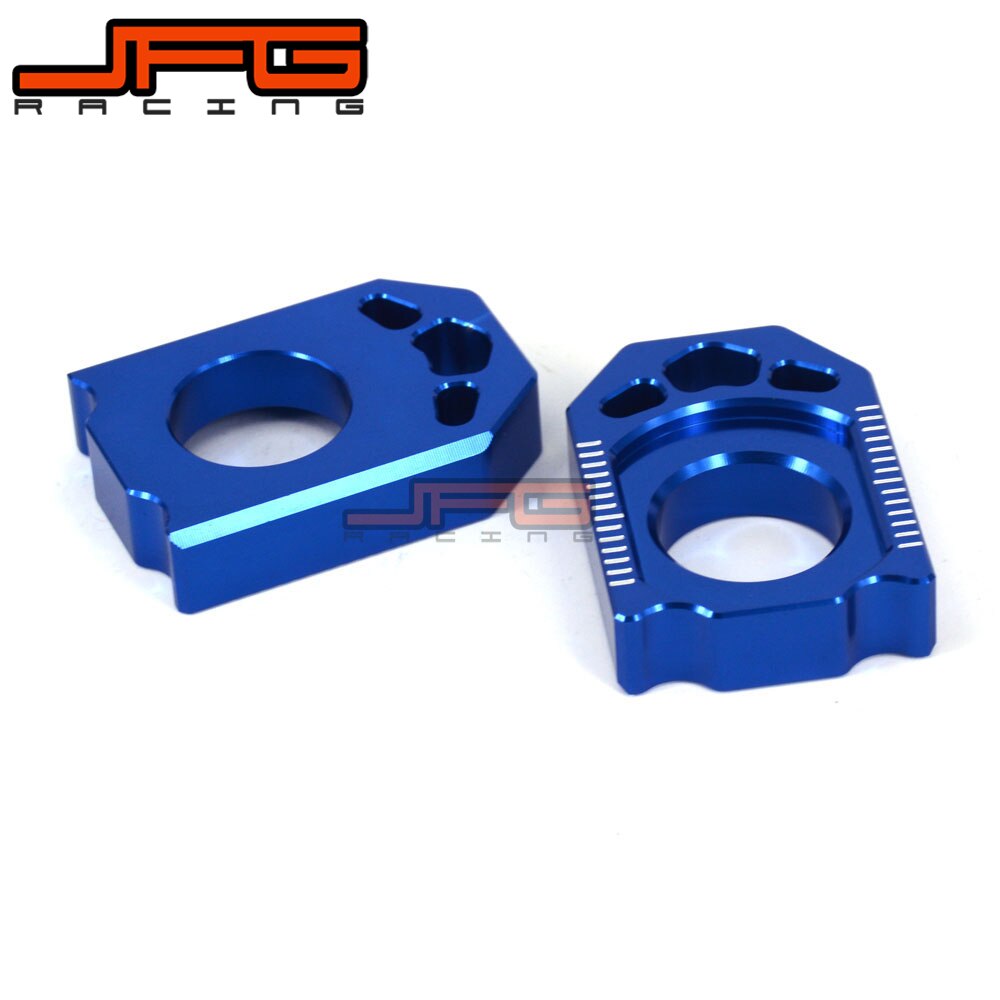 Motorcycle CNC Rear Chain Adjuster Axle Block For YAMAHA YZ250F YZ450F YZF250 YZF450 Motocross Dirt Bike