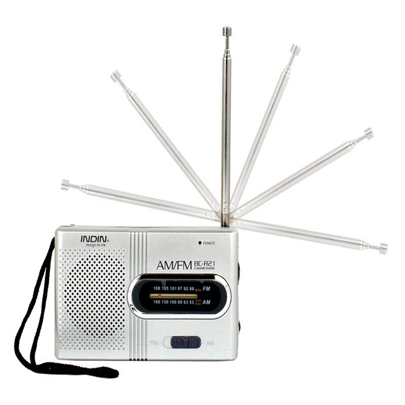 BC-R21 Mini Radio AM FM Przenośne radio zasilane bateryjnie Najlepszy odbiornik Największy czas pracy Głośnik domowy do chodzenia