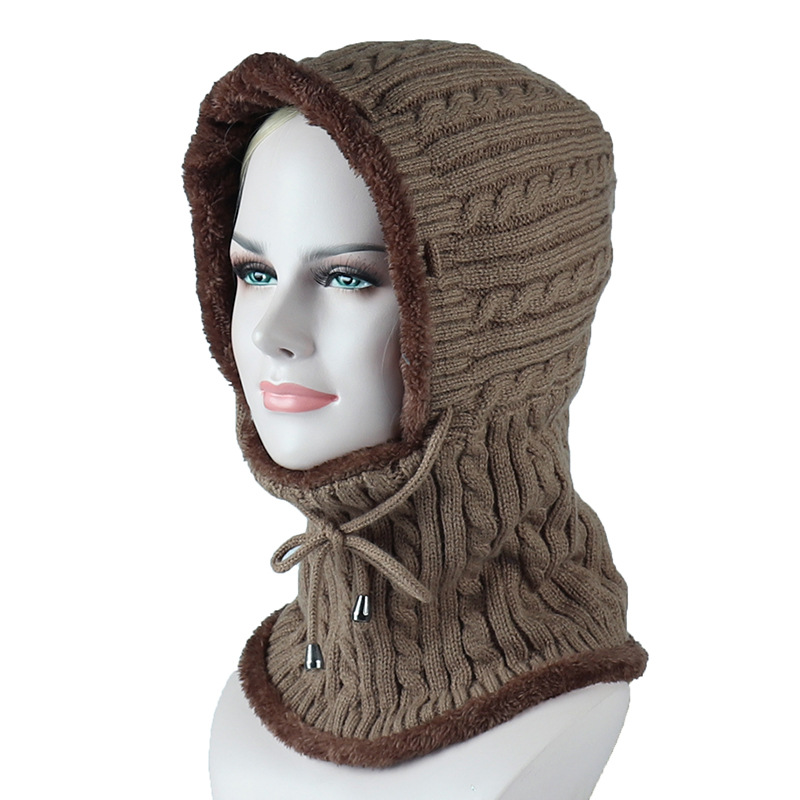 Winter Vlies Thermische Ski Hütte Snowboard Maske Abdeckung warm Halten Winddicht Wandern Ski Kappen Männer Frauen Sturmhaube Nacken Schal: khaki Maske