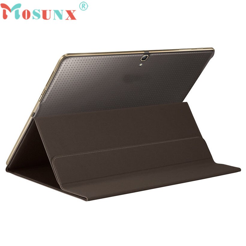 Mosunx Geavanceerde Tablet Case Ultra Slim Book Cover Case Stand Voor Samsung Galaxy Tab S 10.5 Inch SM-T800/T805 samsung Gevallen L0705