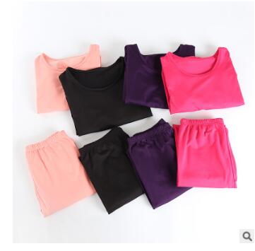 Kvinner høst tidlig vinter tynn fløyel lange johns mujer undertøy sett undertøy plus size xxxl 4xl 5xl 6xl