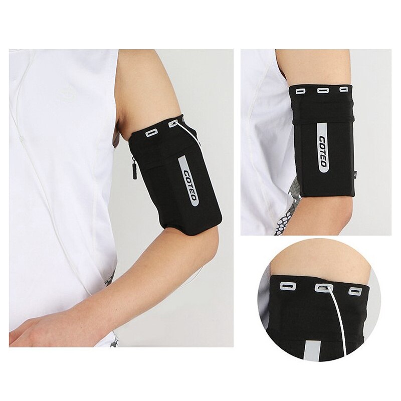 COTEO Outdoor Women Men Phone Bag Running Sport Arm Case on Hand Mobile Holder Armband Mobile Running Armband