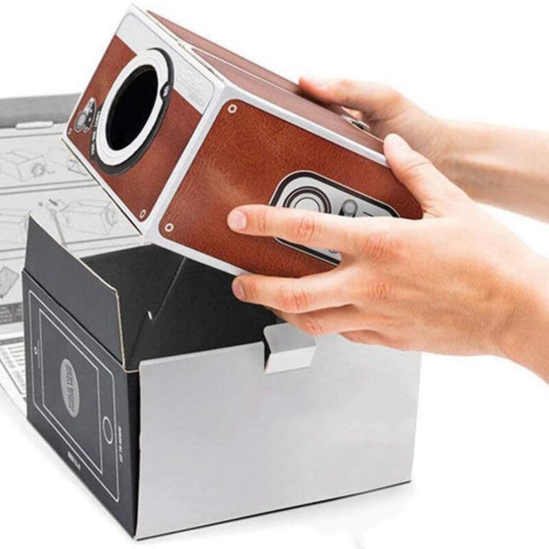 Mini Portable Cardboard Smart Phone Projector 2.0 DIY Phone Projector
