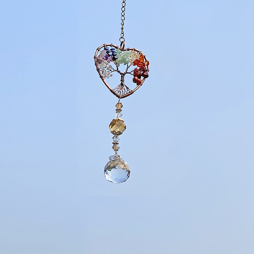 12 Kristall-Herzen Für Fenster - Bunte Regenbogenfänger Für Wohnung & Garten