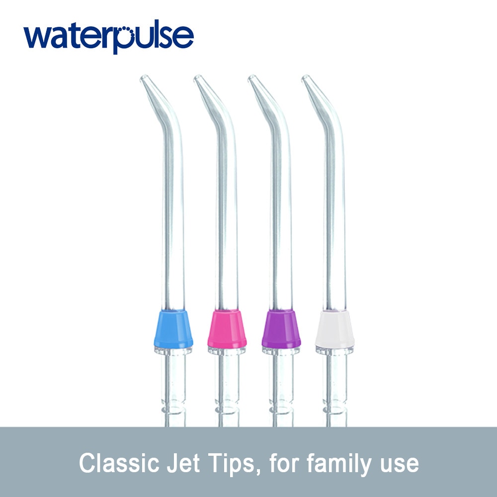 Waterpulse 4 Stuks Classic Jet Tips Voor Tanden Bleken Standaard Nozzle Water Flosser Vervanging Jet Tips Monddouche 4-pack