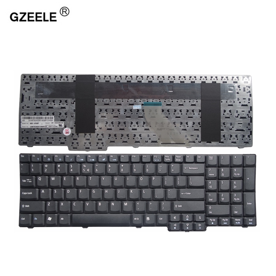 Gzeele Us Keyboard Voor Acer Aspire 5235 5335 5335Z 5355 5535 5735 5735Z 5737 5737Z 5737G 5737ZG Engels Zwart laptop Toetsenbord